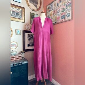 ANTHROPOLOGIE Kallie Flowy Maxi Dress